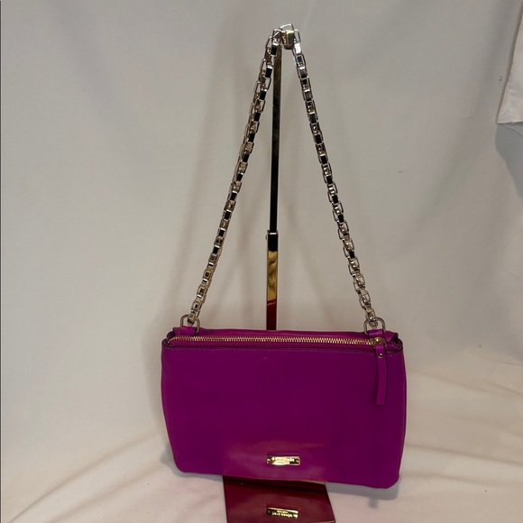 Kate spade pink bow shoulder and crossbody bag - Picture 3 of 7